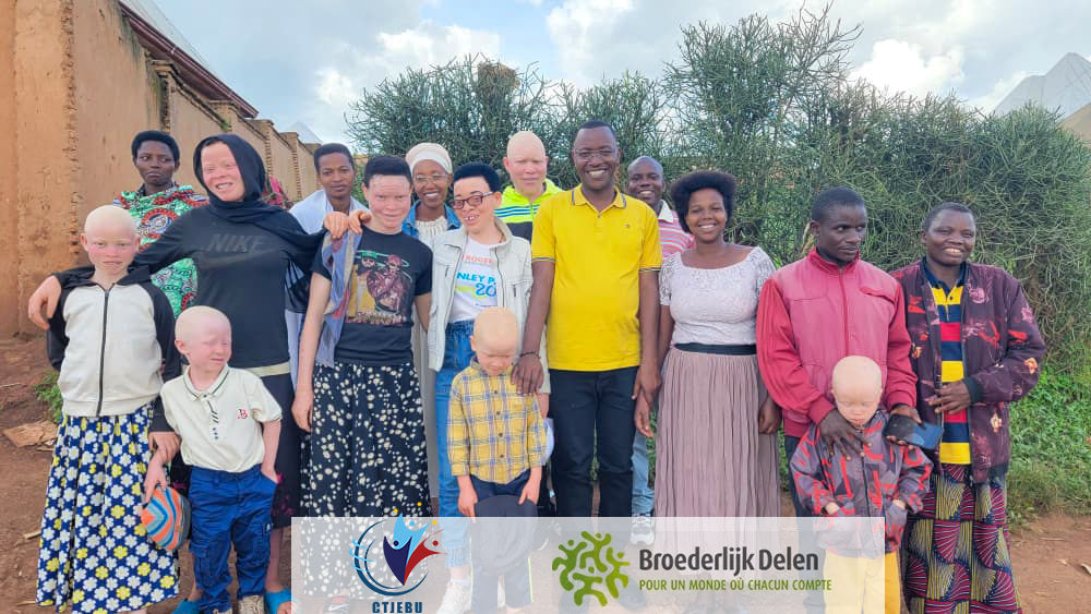 Le nouveau groupement de jeunes albinos agriculteurs agroécologiques , accompagnés par la CTJEBU